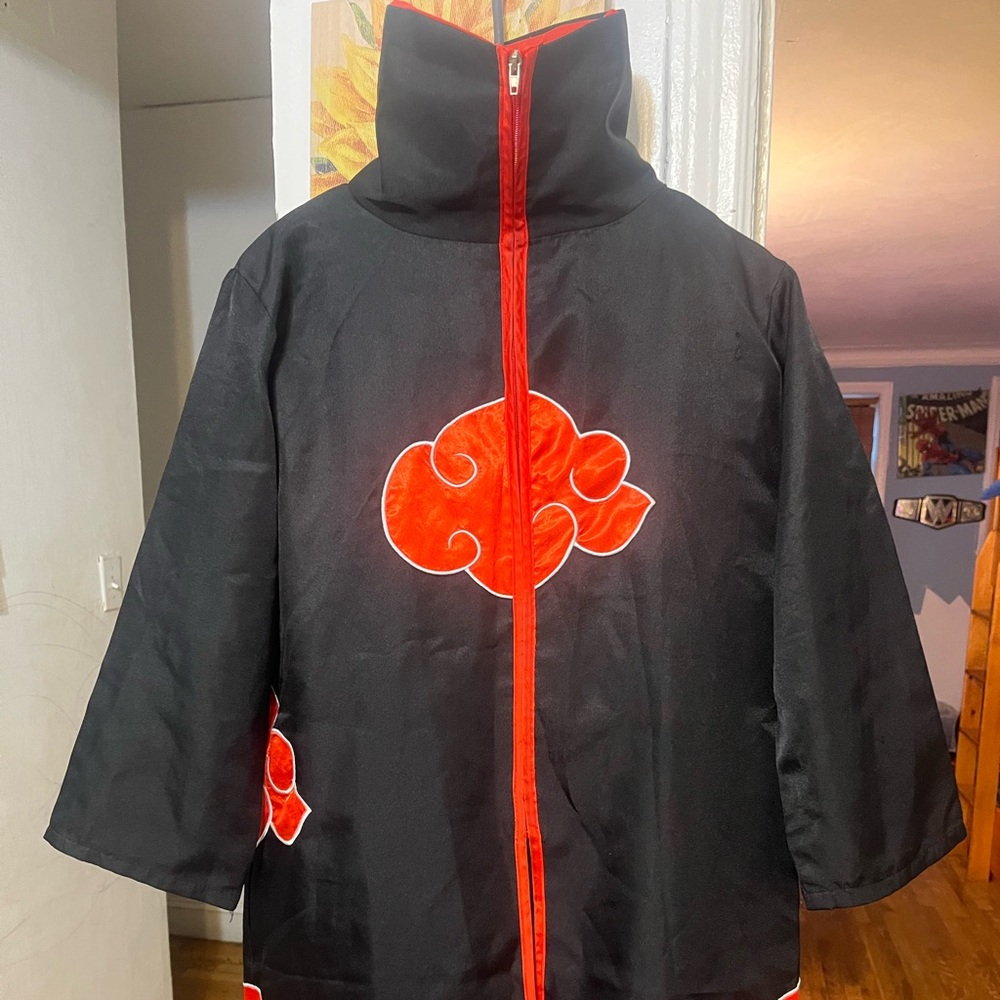 NARUTO AKATSUKI COSPLAY MEN/KID CLOAK XS